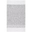 Ivory and Charcoal Hand-Tufted Cotton Rectangular Rug, 3' x 5'