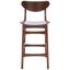 Thaxton Walnut Mid-Century Modern Counter Stool