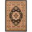 Lyndhurst Black and Beige Synthetic 8' x 10' Area Rug