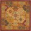 Heritage Multi 4' x 4' Hand-Tufted Wool Square Rug