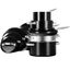 Modern Black 11-Piece Aluminum and Stainless Steel Nonstick Cookware Set