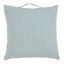 Medium Blue Chenille Square Throw Pillow with Handle