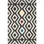 Soho Multicolor Geometric Wool and Viscose Area Rug