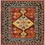 Safavieh Vintage Hamadan Rust and Gold Square Area Rug