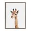 Sylvie Baby Giraffe Framed Canvas Print, 18" x 24"