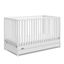 White Pine Wood 5-in-1 Convertible Crib with Drawer