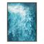 La Jolla Beach Aerial View Blue Canvas Painting