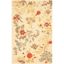 Handmade Floral Wool Tufted Reversible Area Rug, 5' x 8'