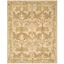 Handmade Beige and Gold Wool Tufted Area Rug