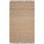 Handmade Natural Jute & Sisal 3'x5' Non-Slip Area Rug