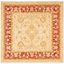 Elegant Anatolia Ivory Wool 8' Square Tufted Area Rug