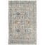 Mystique Gray and Multi Abstract 4' x 6' Synthetic Area Rug