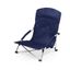 Navy Collapsible Outdoor Chair with Cushions and X-Base