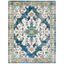 Metro-Mod Gray 9' x 12' Hand-Knotted Synthetic Area Rug