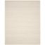 Ivory Elegance Hand-Tufted Wool Rectangular Rug 9' x 12'