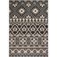 Transitional Easy-Care 8' x 10' Grey/Beige Synthetic Area Rug