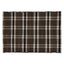 Natural Plaid Woven Water Hyacinth Placemats, Set of 4