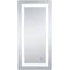 Helios 18x36 Silver LED Bathroom Vanity Mirror with Touch Sensor