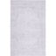 Ivory Rectangular Machine Washable Synthetic Area Rug