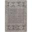 Kano Ivory & Taupe Distressed Floral 6'7" x 9'6" Synthetic Rug