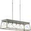 Briarwood Galvanized Steel 5-Light Linear Chandelier