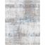 Contemporary Abstract Gray/Blue Synthetic 9' x 12' Area Rug