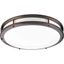 Urban Bronze 20'' LED Flush Mount Ceiling Light with White Acrylic Diffuser