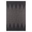 Como Charcoal Geometric 2' x 3' Synthetic Indoor/Outdoor Rug