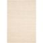 Ivory Hand-Tufted Wool Geometric Area Rug, 2' x 3'