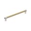 Polished Nickel and Golden Champagne 18" Modern Appliance Pull