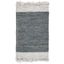 Handmade Light Grey and Dark Grey Cowhide Area Rug