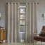 Oslo 84" Gray Blackout Grommet Curtain Panel