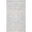 Grey and Ivory Hand-Tufted Wool Area Rug 3' x 5'