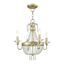 Winter Gold Crystal 4-Light Mini Chandelier