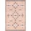 Evalyn Pink Southwestern Washable Synthetic Area Rug 3' x 5'