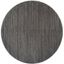 Gray Round Abstract Hand-knotted Synthetic Area Rug