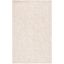 Ivory Hand-Tufted Wool 6' x 9' Contemporary Area Rug