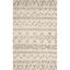 Ivory Elegance 4' x 6' Hand-Tufted Wool Shag Rug