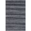 Hand-Knotted Black and Grey Wool Area Rug