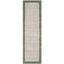 Himalaya Light Grey and Dark Grey Wool Runner Rug