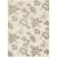 Charming Country Floral Beige Synthetic 7' x 10' Outdoor Rug