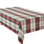 Holiday Plaid Rectangular Polyester Tablecloth, 70" x 104", Multicolor