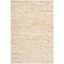 Yellow and Ivory Flat Woven Wool Area Rug, 6' x 9'