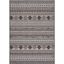 Havana Black and Brown 8' x 10' Geometric Indoor/Outdoor Rug