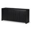 Iris Refined Black Solid Wood Sideboard with Double Doors