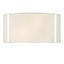 Fulton Polished Nickel Dual Silk Shade Dimmable Wall Sconce