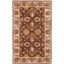 Ivory and Brown Hand-Tufted Wool Area Rug, 2' x 3'