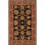 Classic Red and Black Hand-Tufted Wool Area Rug