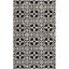 Cambridge Black/Ivory Hand-Tufted Wool Area Rug 5' x 8'