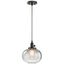 Avery Olde Bronze 9.75" Mini Pendant Light with Clear Glass